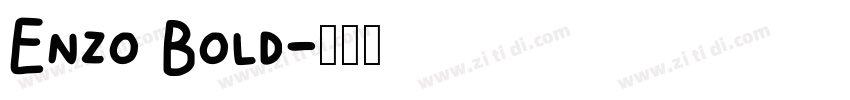 Enzo Bold字体转换